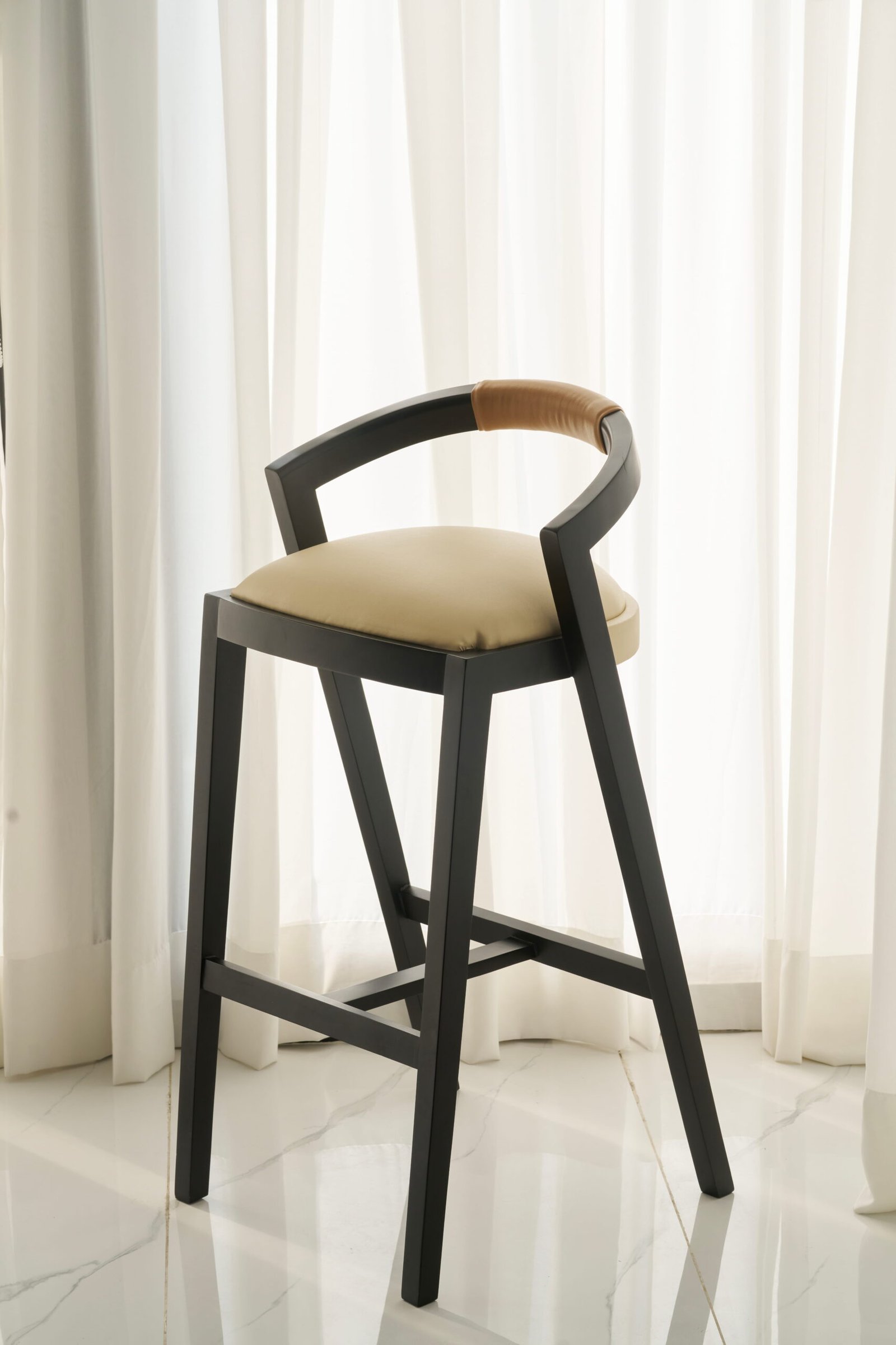 Close-up product photograph of contemporary furniture