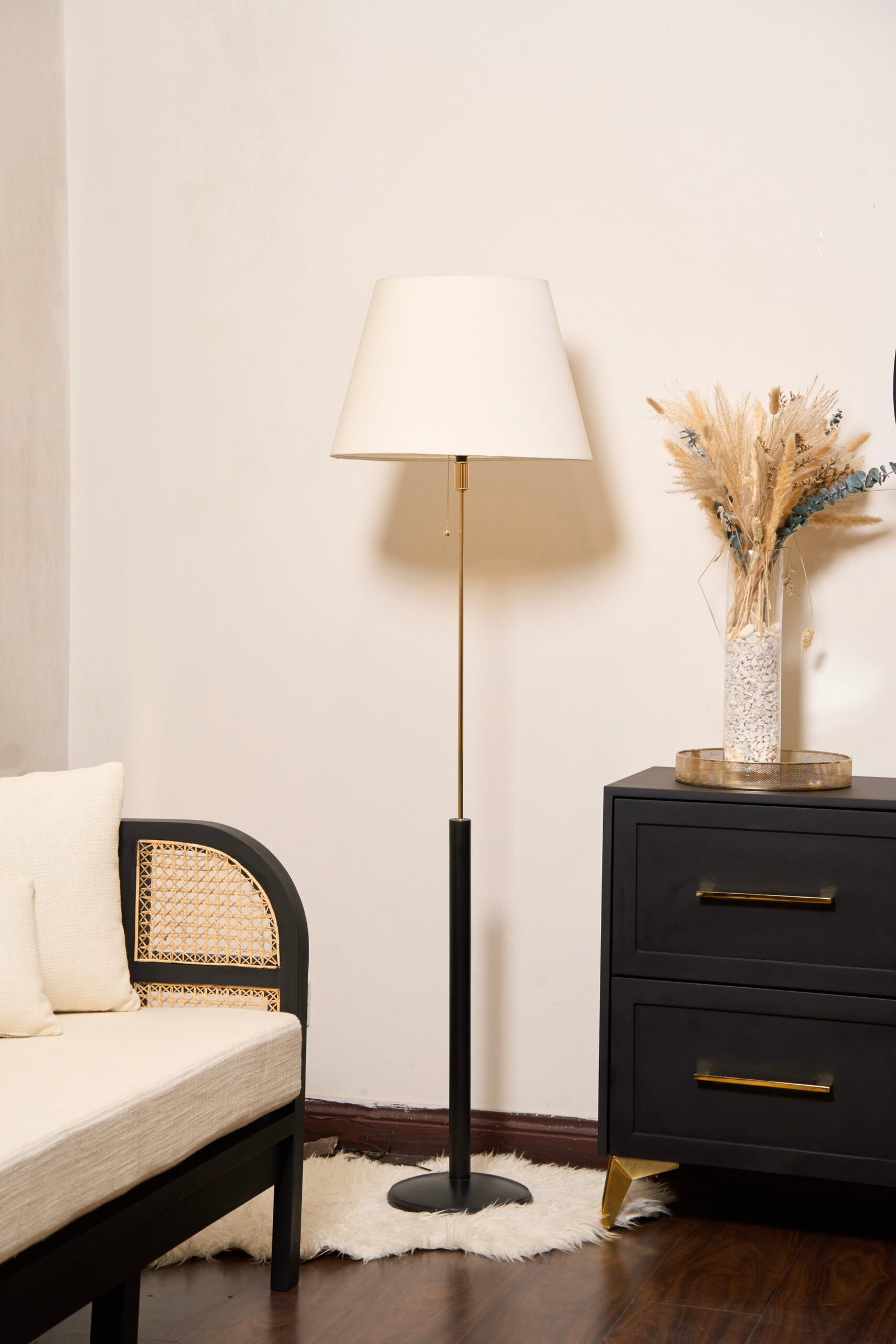 Furniture and interior styling photographed for a design brand